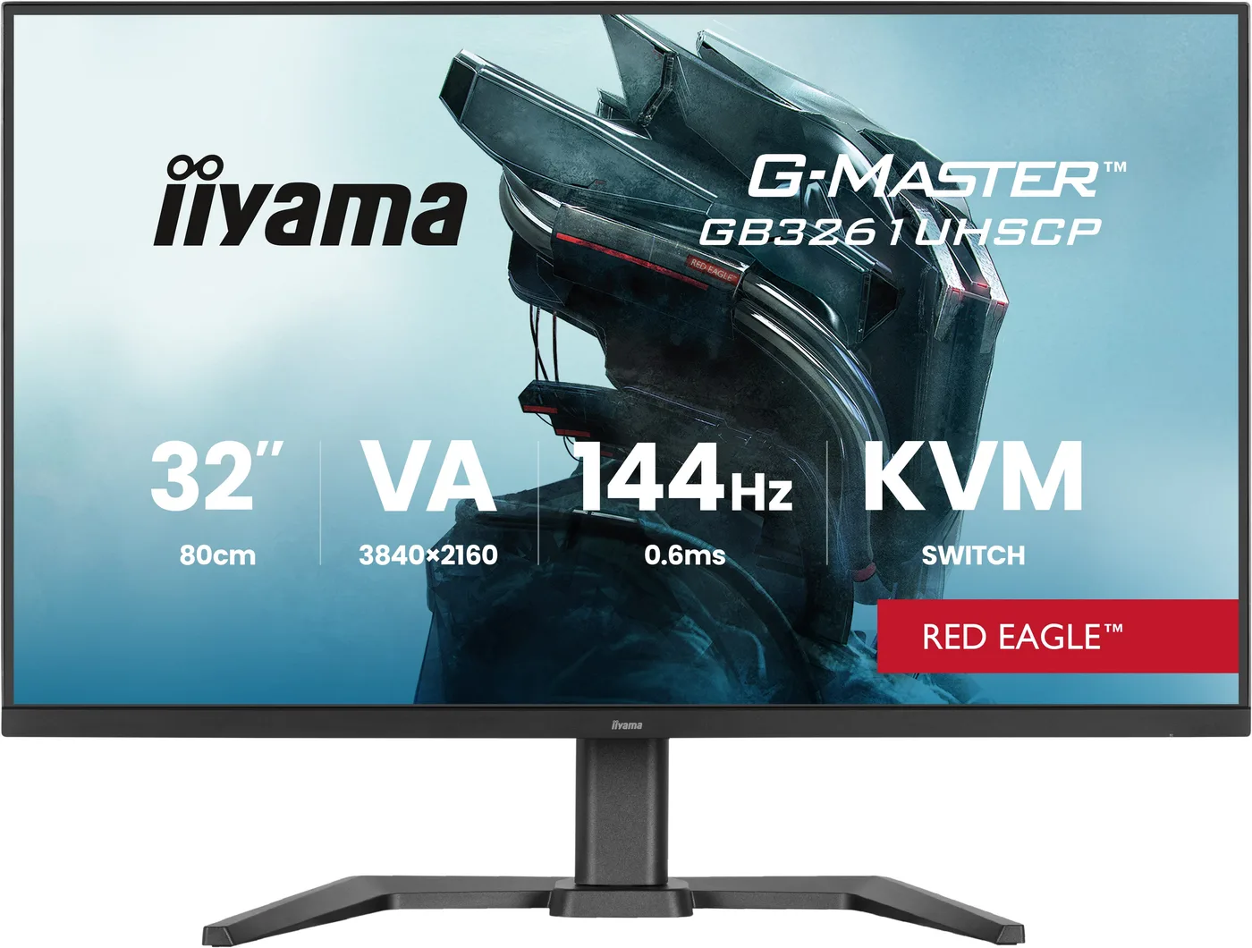 Iiyama GB3261UHSCP-B1 31.5IN G-MASTER/RED EAGLE 3840X2160 6MS 16:9 300 — monitor LCD 31,5" VA 4K UHD