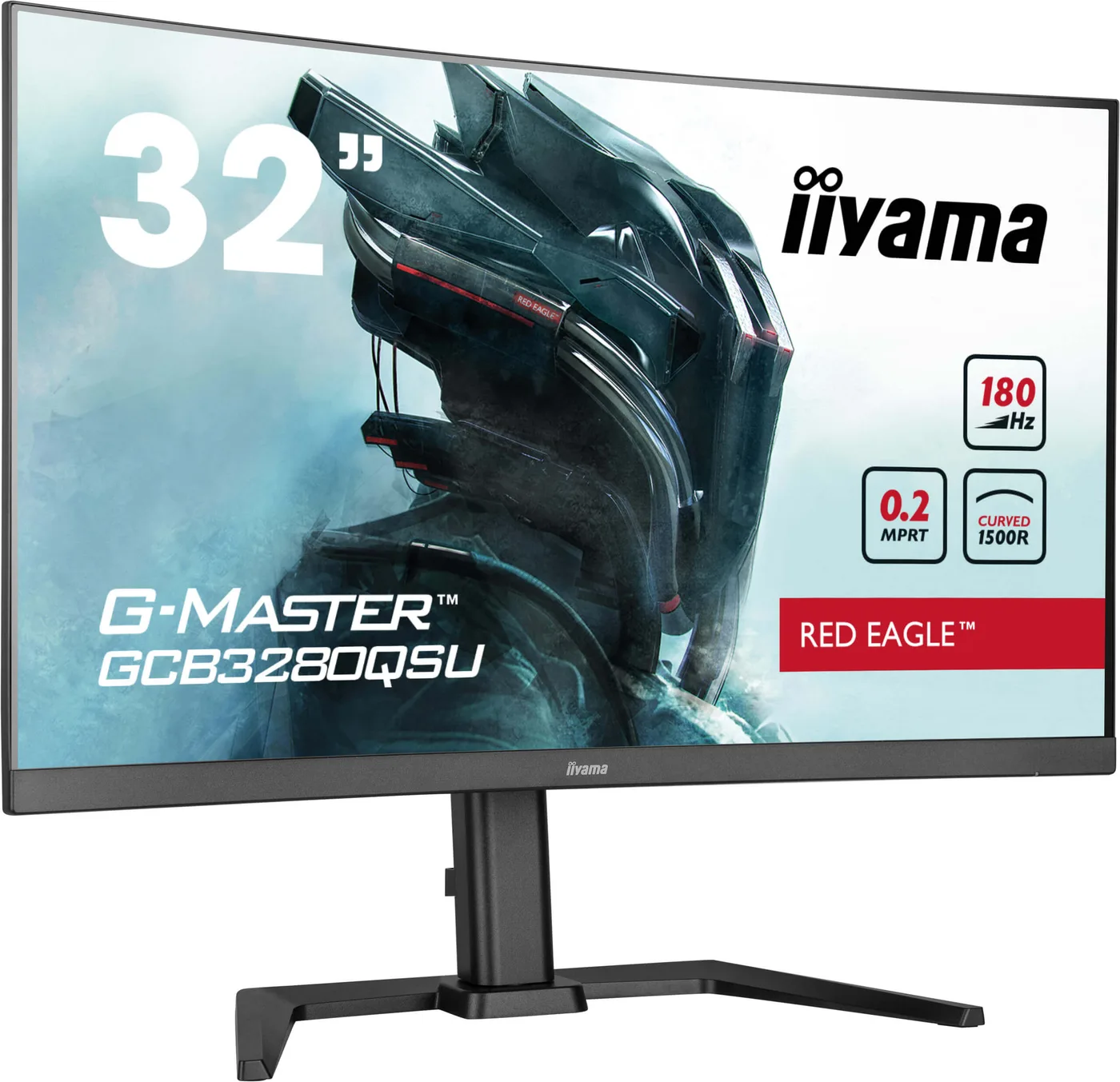 Iiyama GCB3280QSU-B2 32 IN FHD CURVED/2560X1440 300CD 0.2MS HDM — monitor LCD 31,5" VA QHD