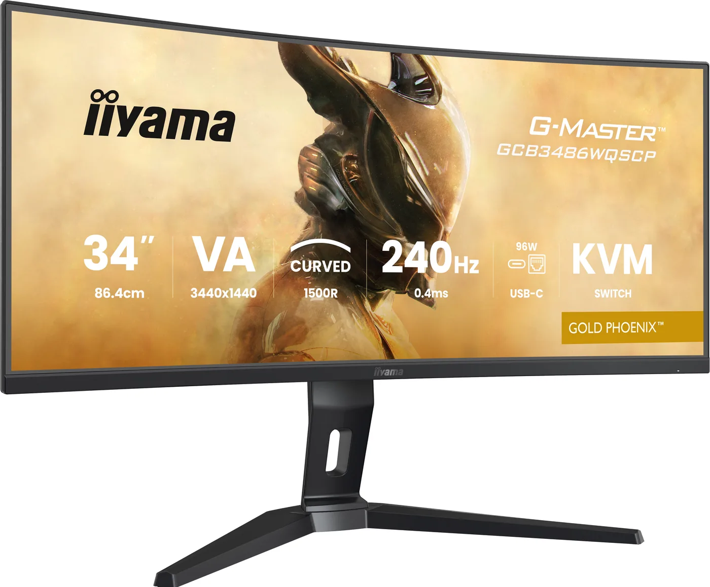 Iiyama GCB3486WQSCP-B1 34 IN CURVED UW/3440X1440 240HZ 21:9 0.4MS 500C — monitor LCD 34" VA UWQHD