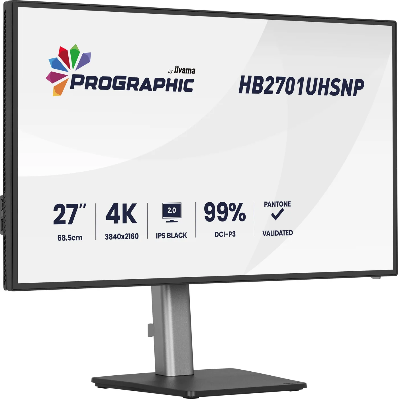 Iiyama HB2701UHSNP-B1 27IN ULTRA THIN/3840X2160 4MS 3000:1 HDMI/USB — monitor LCD 27" IPS 4K UHD