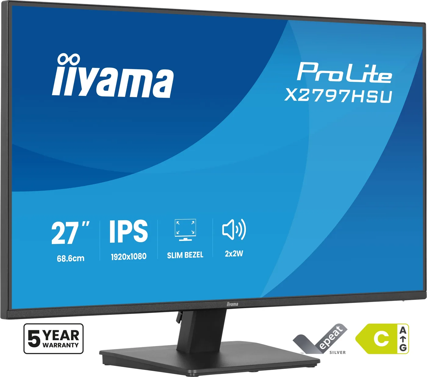 Iiyama X2797HSU-B1 27IN FHD IPS/27IN IPS-PANEL 1920X1080120HZ EY — monitor LCD 27" Full HD
