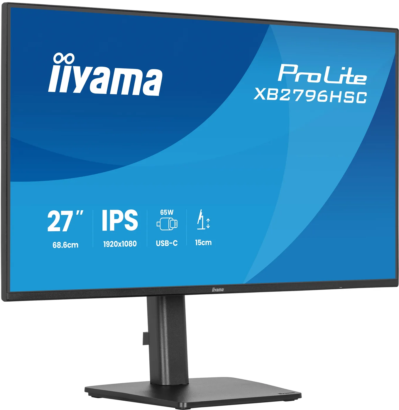 Iiyama XB2796HSC-B1 27IN ULTRA THIN 19/20X1080 3MS 1500:1 HDMI/USB — monitor LCD 27" IPS Full HD