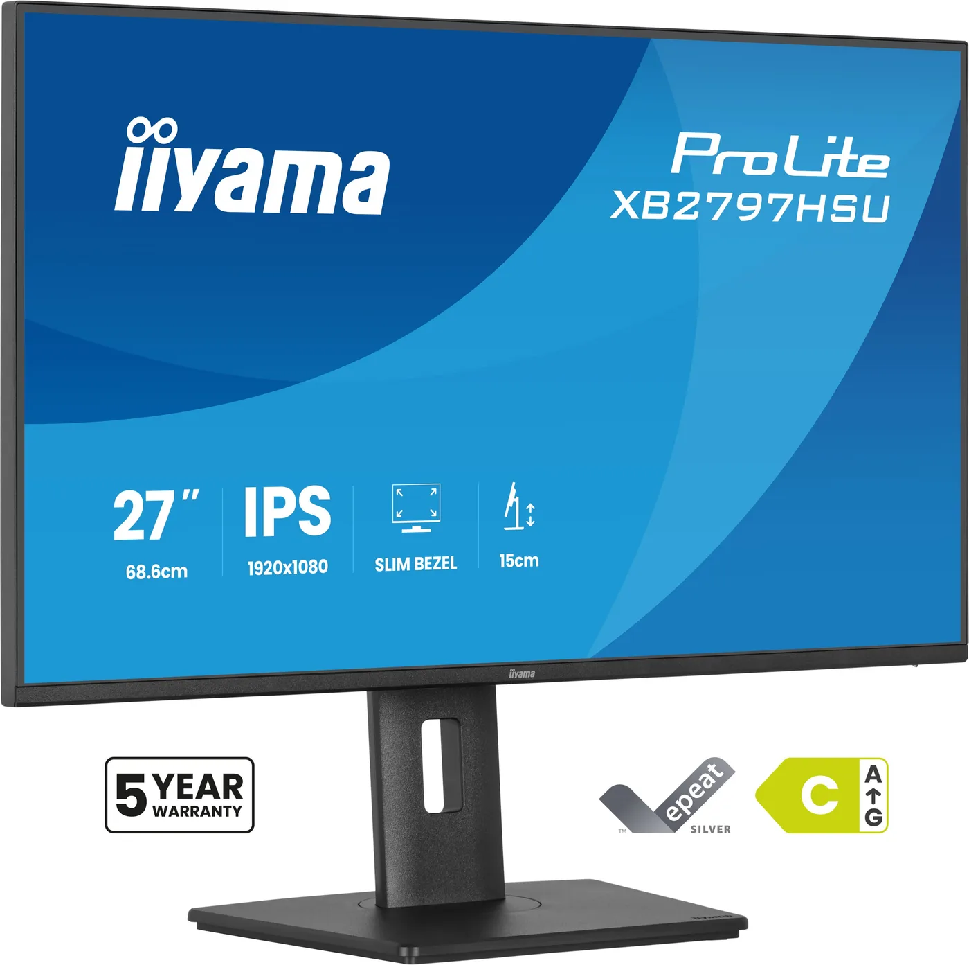 Iiyama XB2797HSU-B1 27IN FHD BUSINESS/27IN IPS-PANEL 1920X1080120HZ EY — monitor LCD 27" Full HD