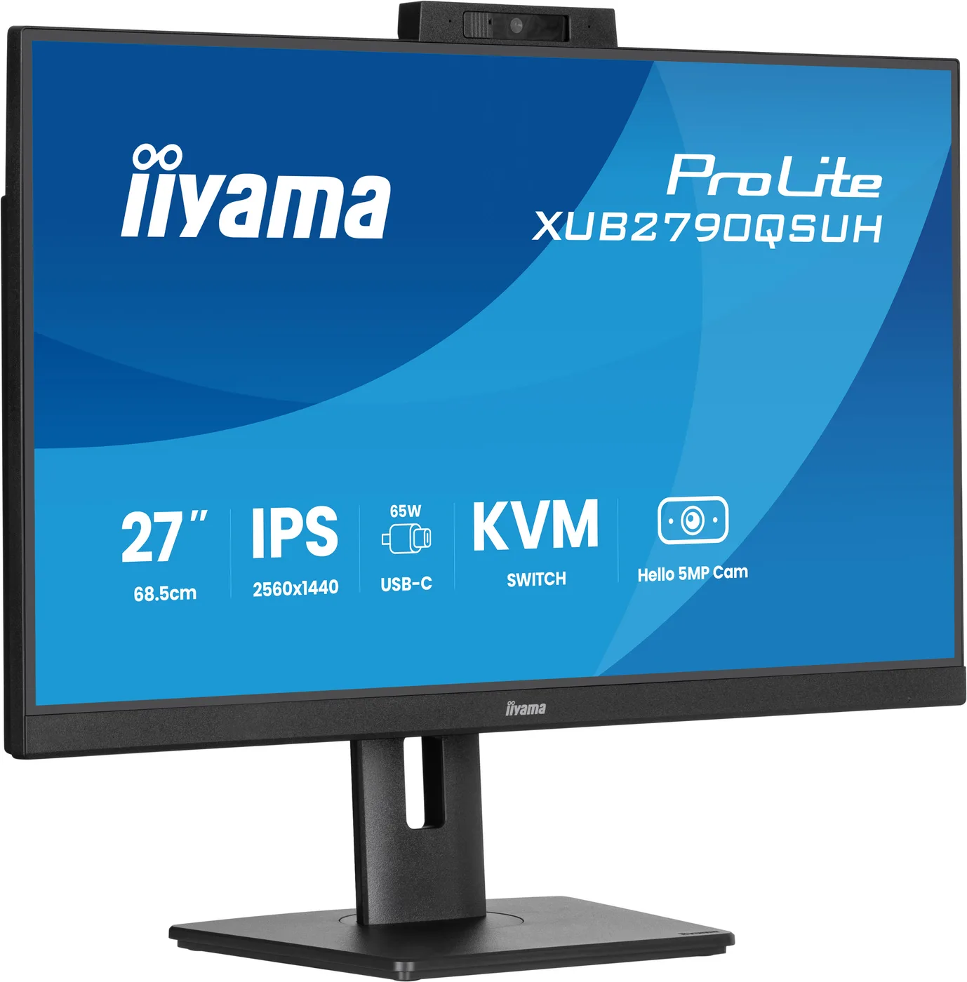Iiyama XUB2790QSUH-B2 27IN 5MP 100HZ/LCD 4MS 2560X1440 250 CD/M BRIGH — monitor LCD 27" IPS QHD