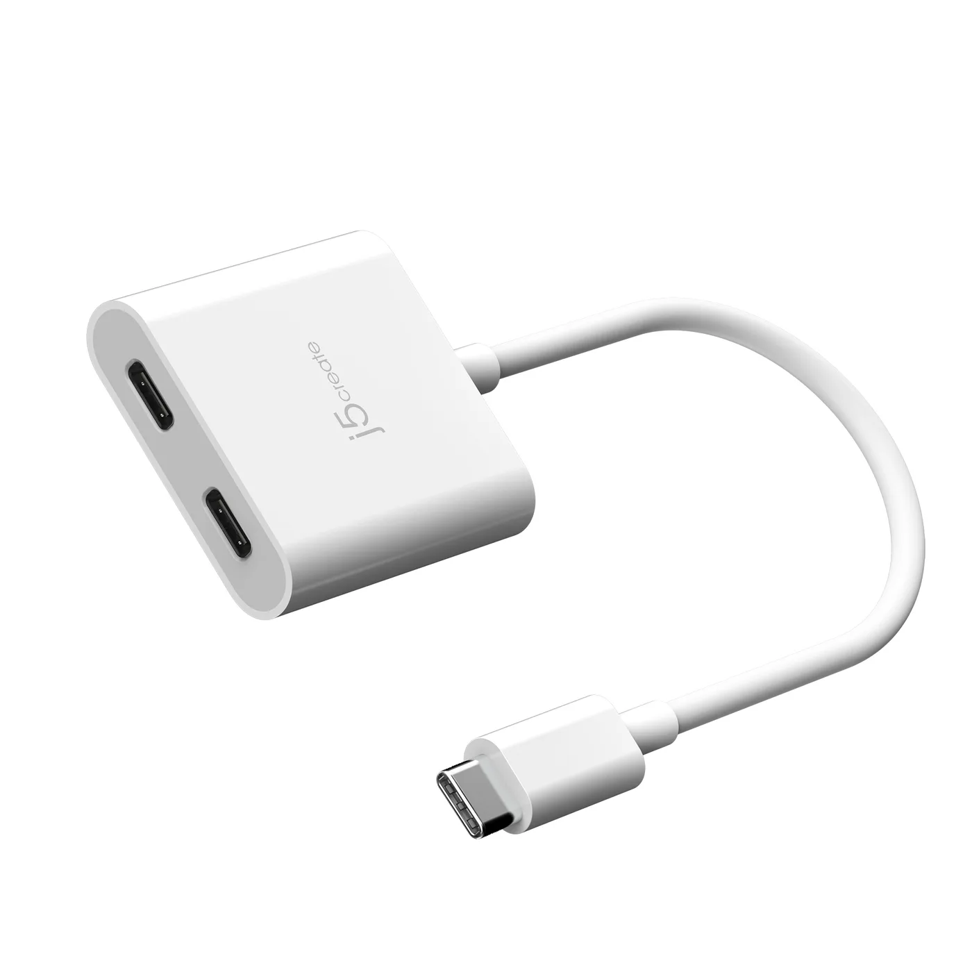 J5Create USB-C TO DUAL USB-C WITH VIDEO/OR POWER DELIVERY — kabel audio-wideo
