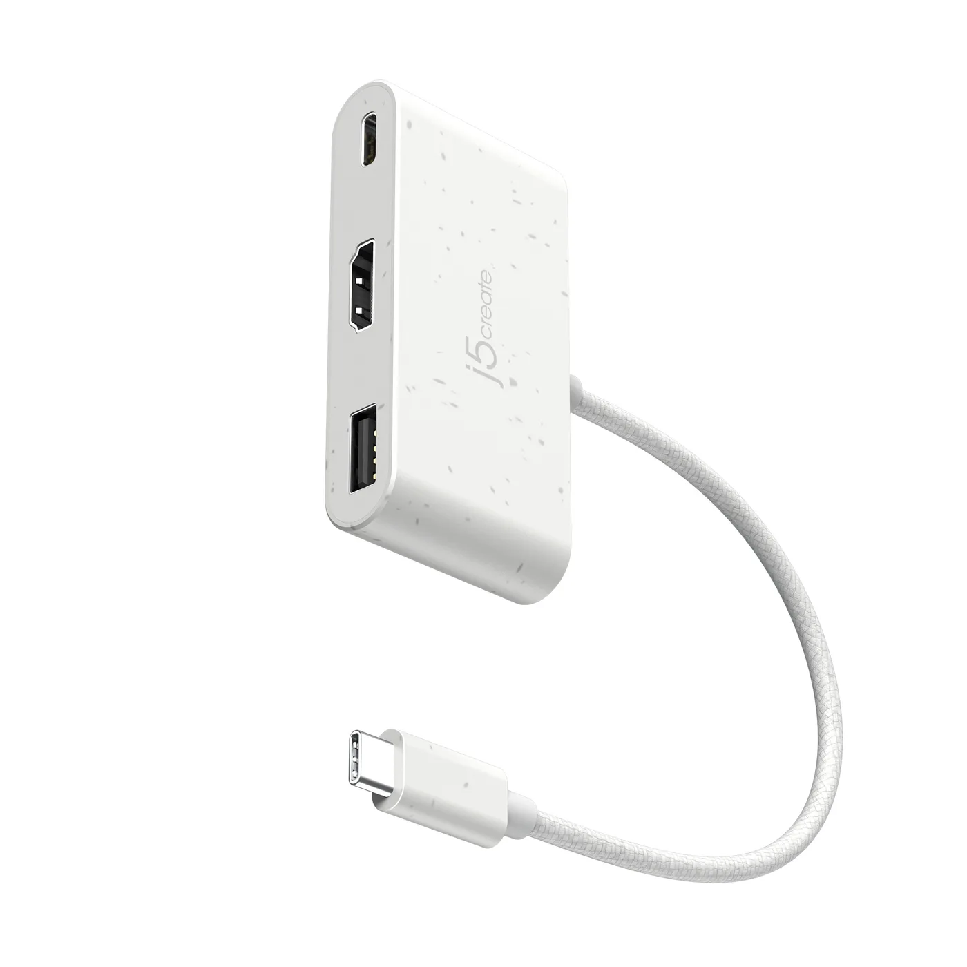 J5Create ECO-FRIENDLY USB-C TO HDMI USB/TYPE-A WITH POWER DELIVERY — hub USB
