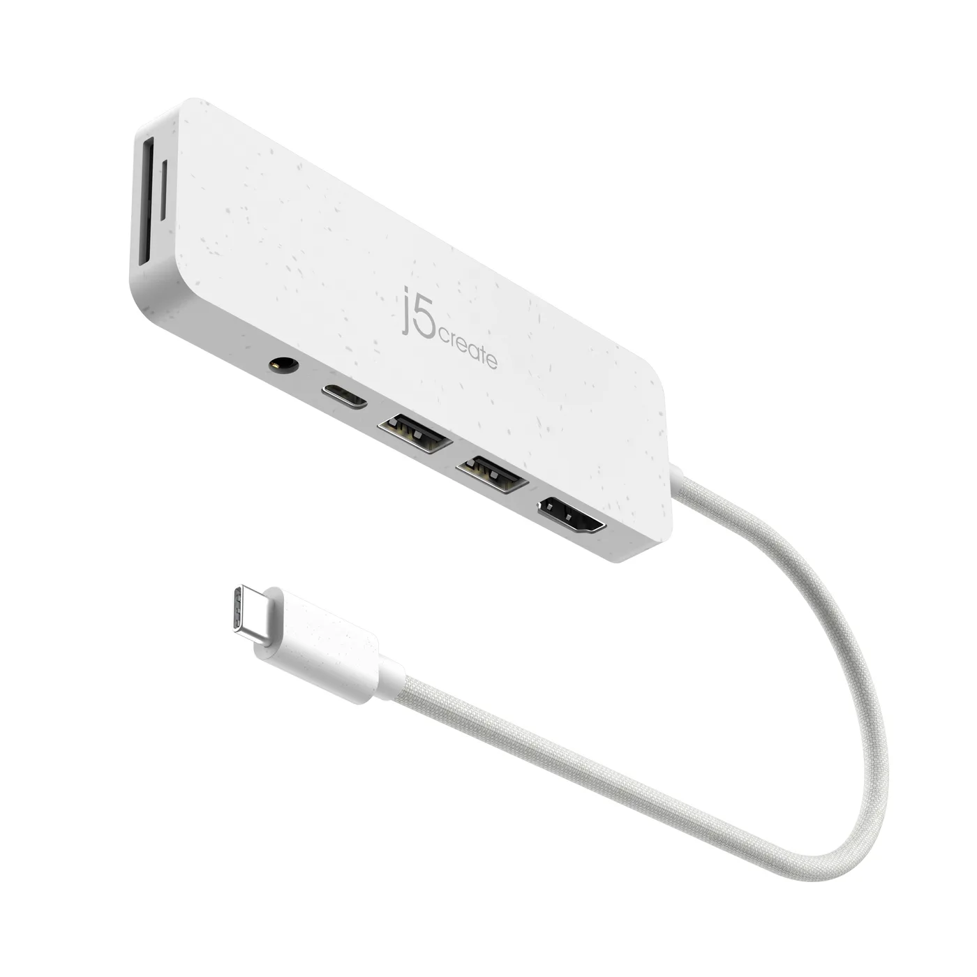 J5Create ECO-FRIENDLY USB-C MULTI-PORT/HUB WITH POWER DELIVERY — hub USB