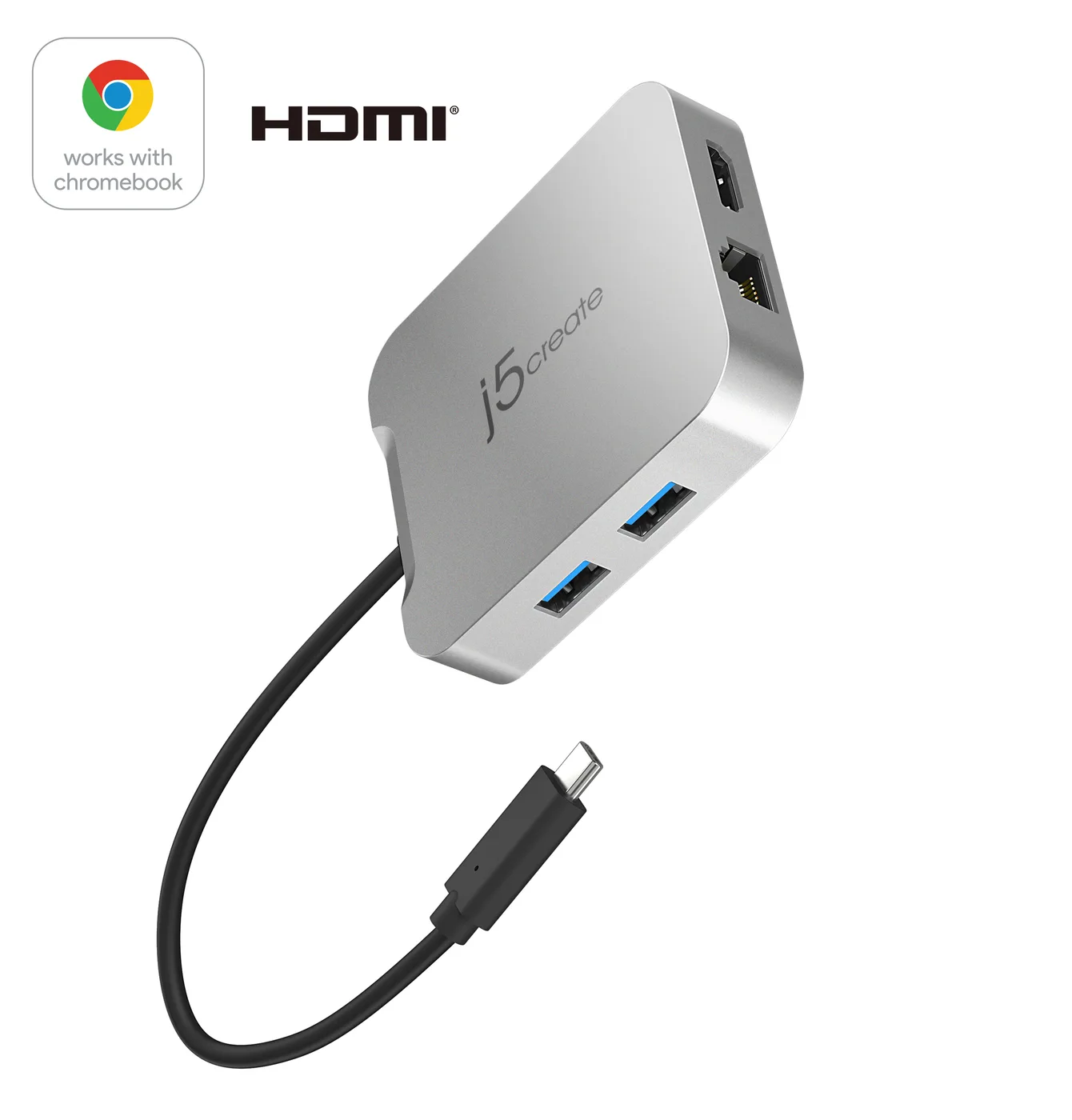 J5Create 4K60 ELITE USB-C PD MULTI-PORT/ADAPTER — kabel USB