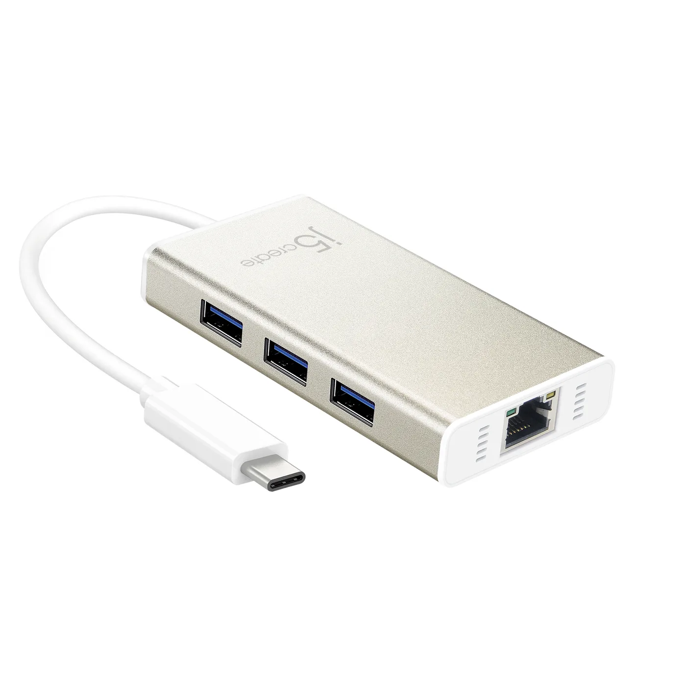 J5Create USB-C MULTI-ADAPTER GIGABIT/ETHERNET / USB 3.1 HUB — hub USB