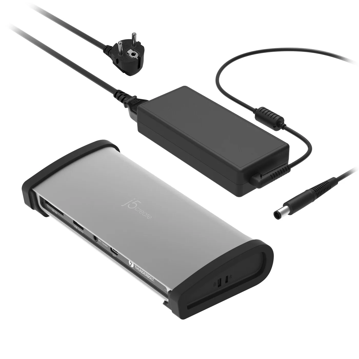 J5Create 8K THUNDERBOLT 4 DOCKING/STATION - EU BLACK/SPACE GREY — stacja dokująca