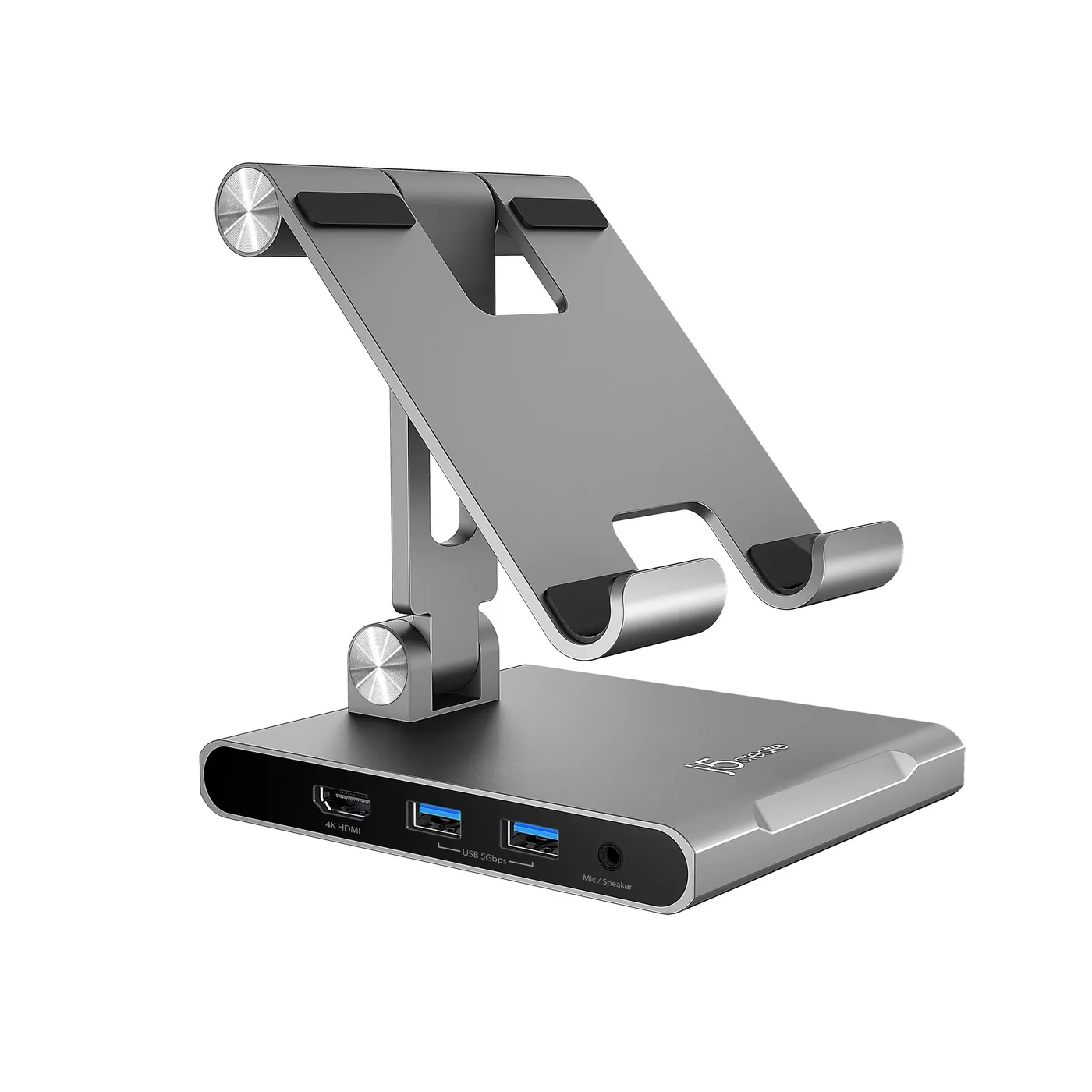 J5Create MULTI-ANGLE STAND WITH DOCKING/STATION FOR IPAD PRO SPACE GREY — akcesorium do tabletów