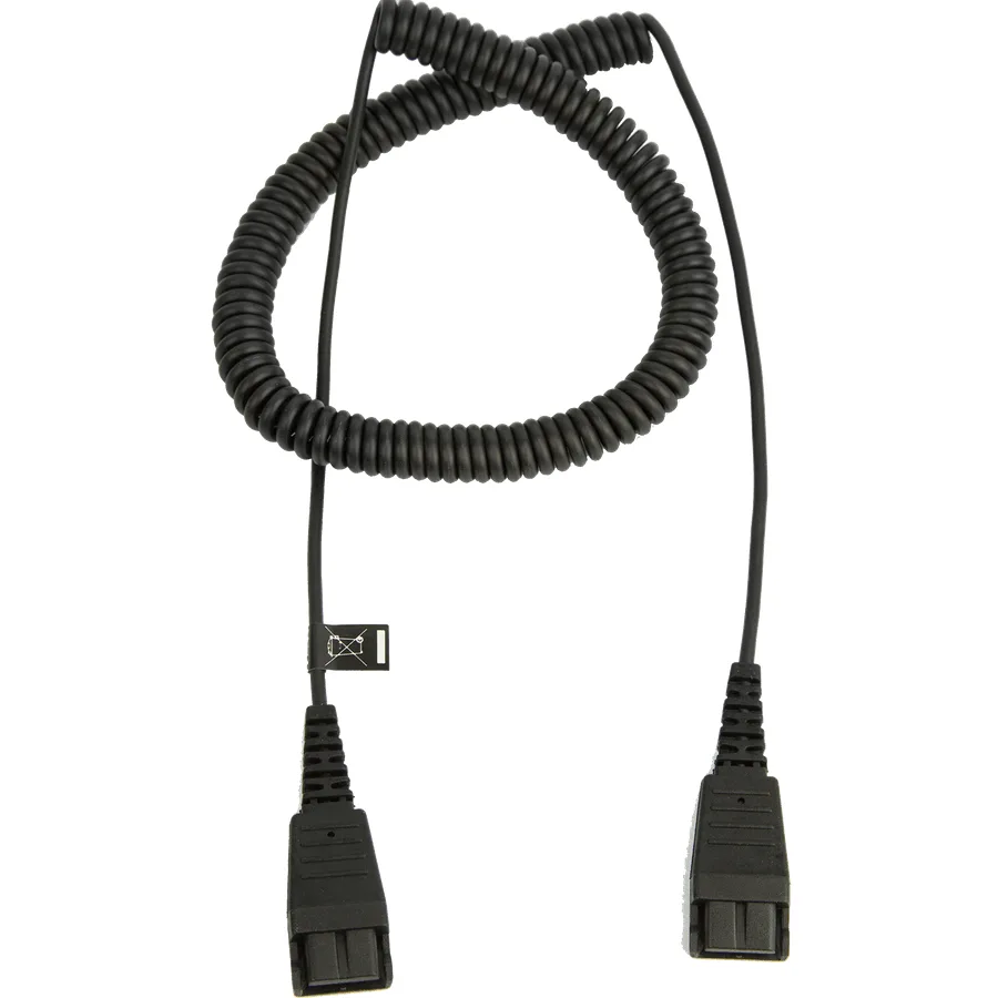 Jabra EXTENSION CABLE/2X QD-KUPPLUNG 0 5 - 2M SPIRAL — akcesorium sieciowe