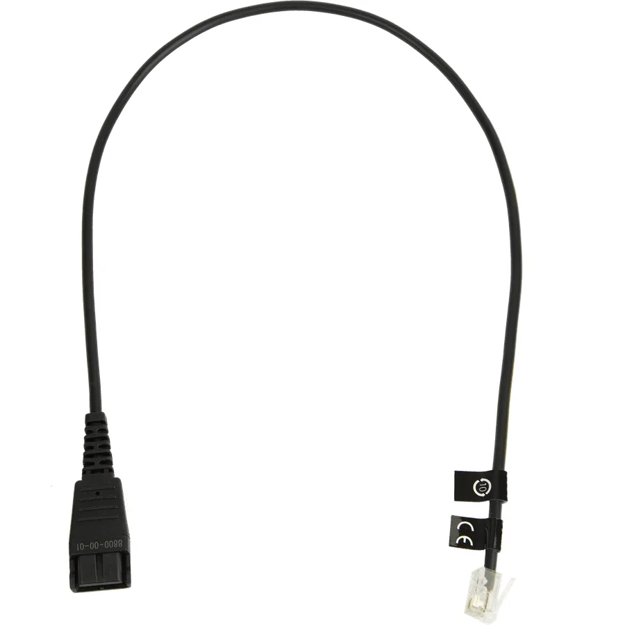Jabra CABLE W/ QD TO RJ10 PLUG/REGEL BELEGUNG 0.5M — akcesorium sieciowe