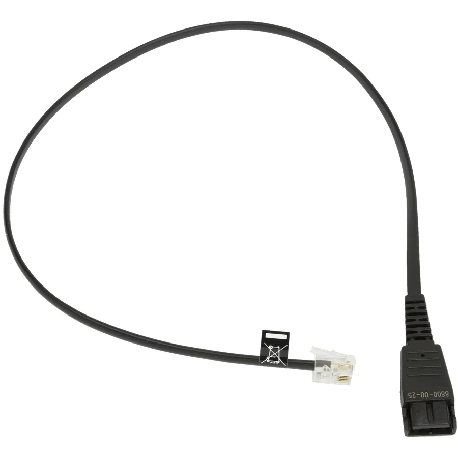Jabra CABLE W/ QD TO RJ10 PLUG/SIEMENS-BELEGUNG 0 5M — akcesorium sieciowe