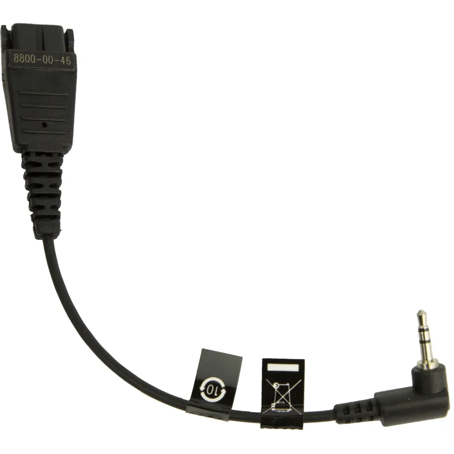Jabra CABLE W/ QD TO 2.5MM PLUG/F/ PANASONIC GB500/PLX CA40 — akcesorium sieciowe