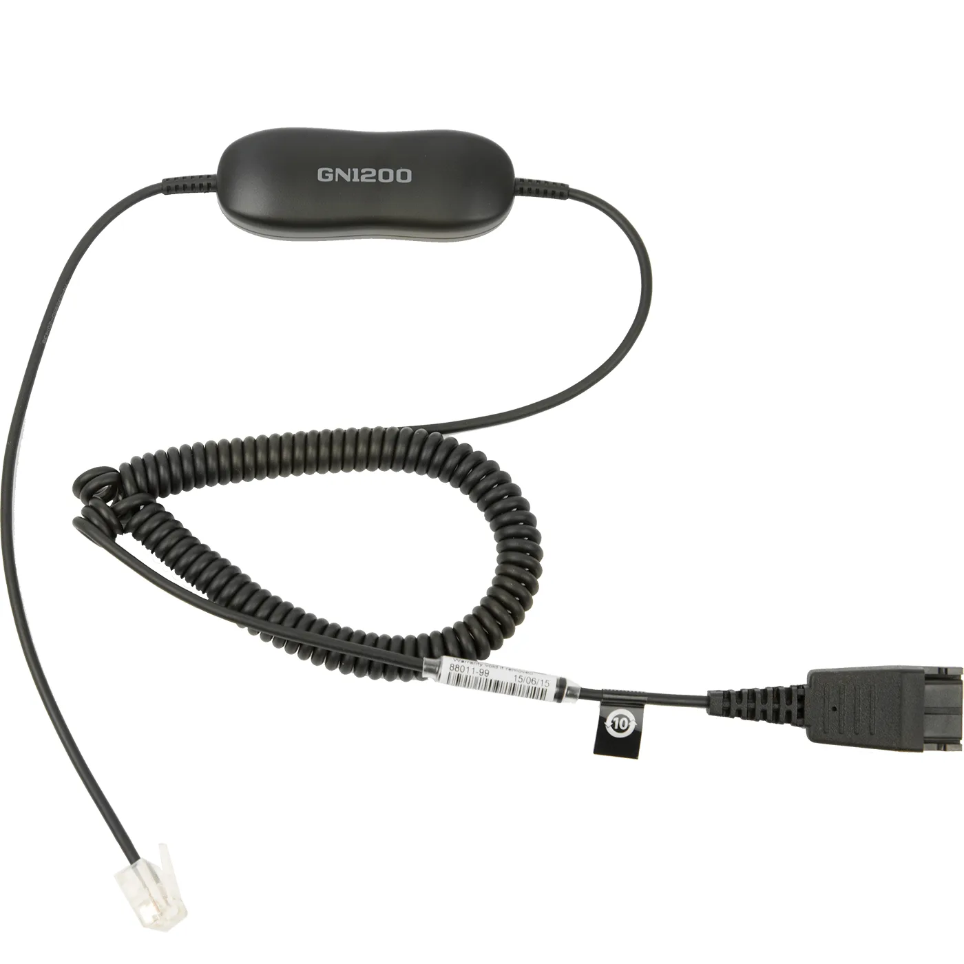 Jabra SMART CORD QD TO RJ10/SPIRAL 0.7 - 2.0M — akcesorium sieciowe