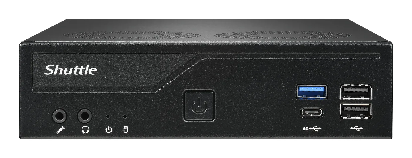 Shuttle DH610V2 S1700 H610 BLACK 120W/GLN HDMI DISPLAY-PORT COM-PORT