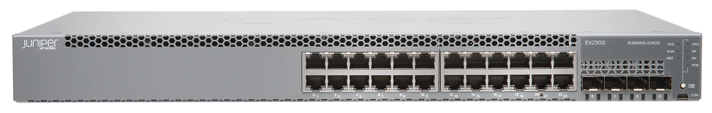 Juniper Networks EX2300 24-PORT POE+ — przełącznik LAN zarządzalny 24 portów
