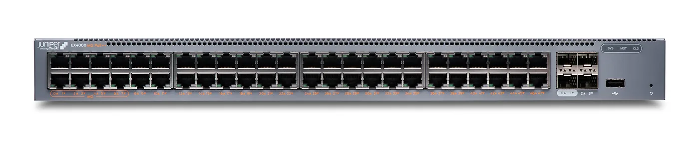 Juniper Networks EX4000 48-PORT MULTI-GIG POE++ — przełącznik LAN zarządzalny 48 portów
