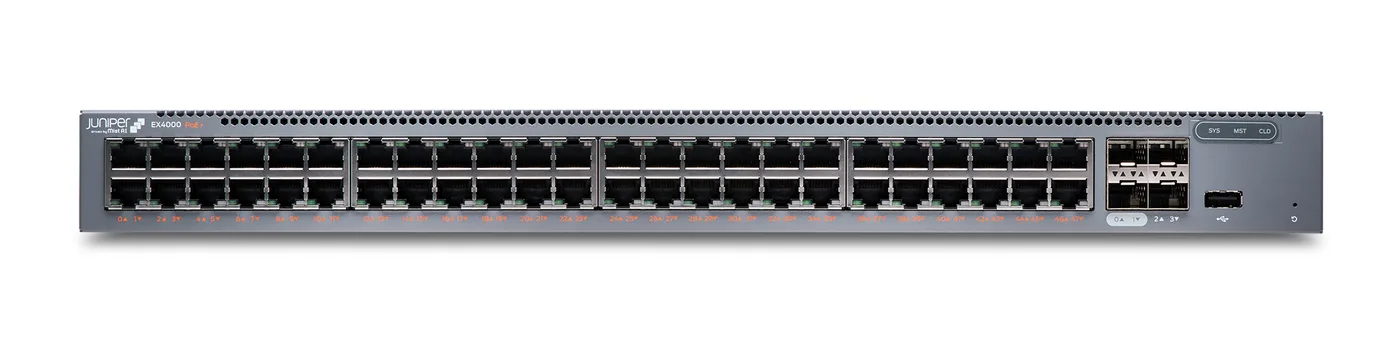 Juniper Networks EX4000 48-PORT POE+ — przełącznik LAN zarządzalny 48 portów