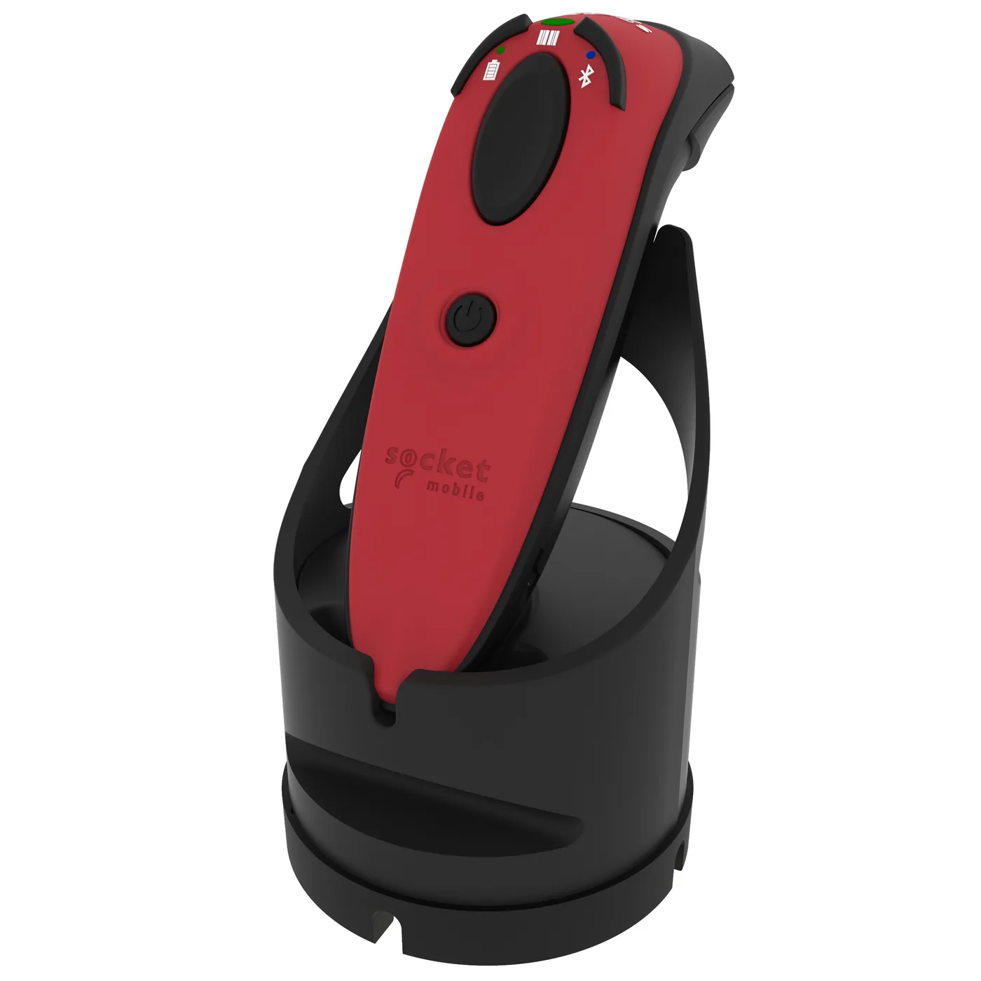 Socket Mobile DURASCAN D720 LINEAR BARCODE+QR/CODE READER RED + CHARGING DOCK — czytnik kodów kreskowych