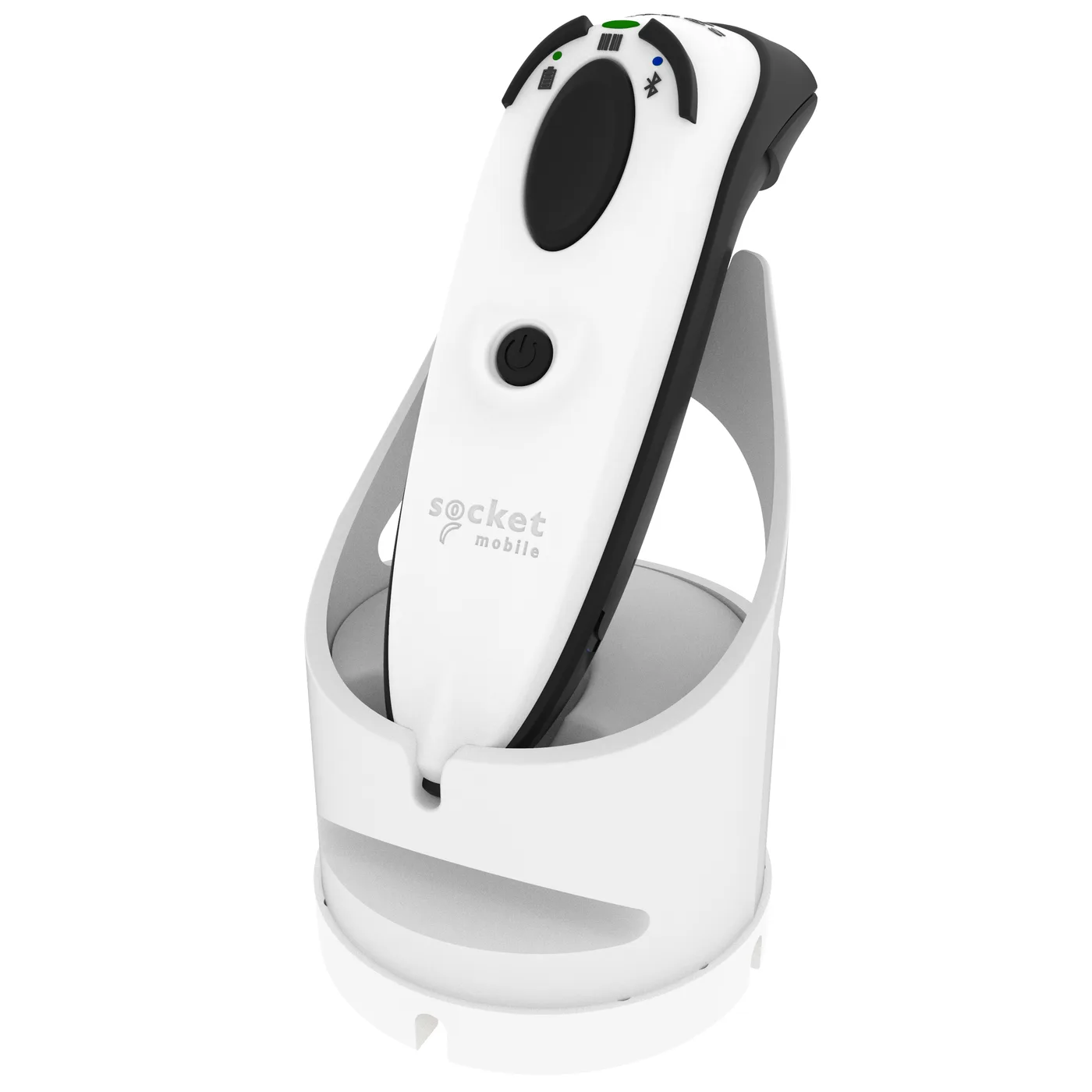 Socket Mobile DURASCAN D720 LINEAR BARCODE+QR/CODE READER WHITE+ CHARGING DOCK — czytnik kodów kreskowych