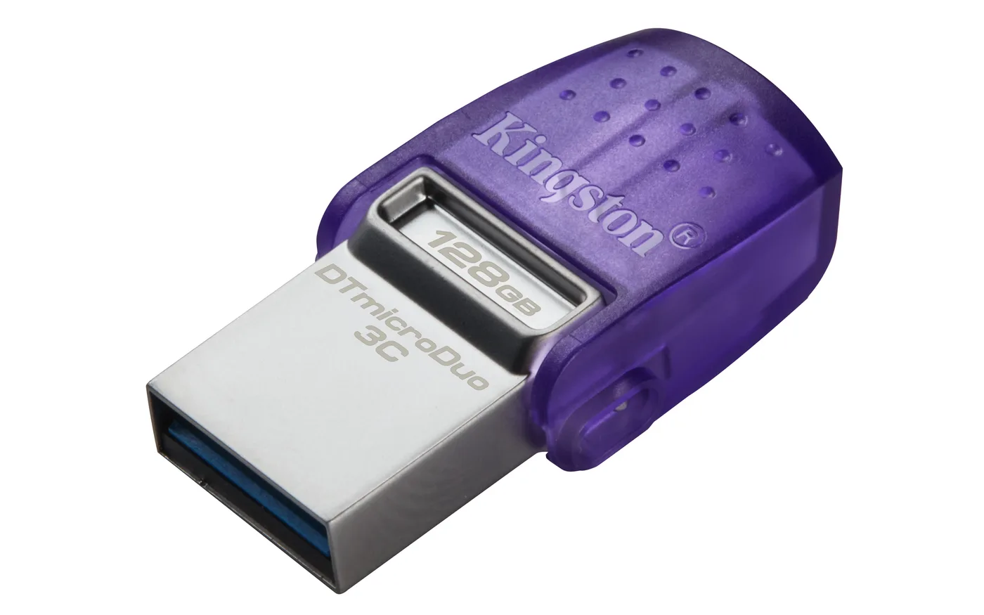 Kingston 128GB DT MICRODUO 3C 200MB/S/DUAL USB-A + USB-C — pendrive USB