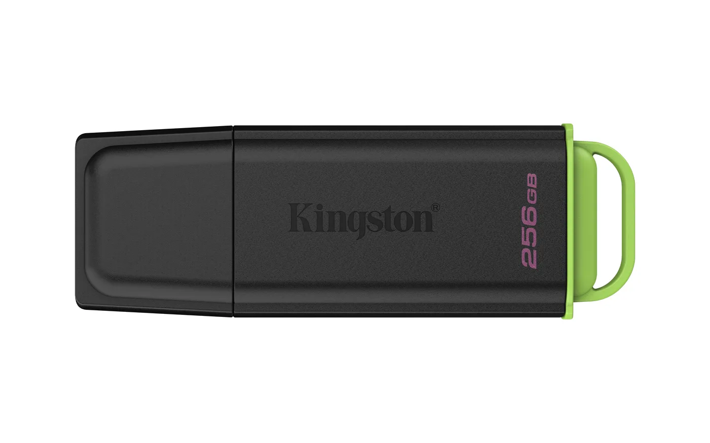 Kingston 256GB PORTABLE USB 3.2 GEN 1/DATATRAVELER EXODIA BLACK/GREEN — pendrive USB