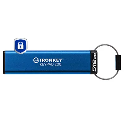 Kingston 512GB IRONKEY KEYPAD200 AES-256/FIPS 140-3 LVL3 PENDINGENCRYPTED — pendrive USB