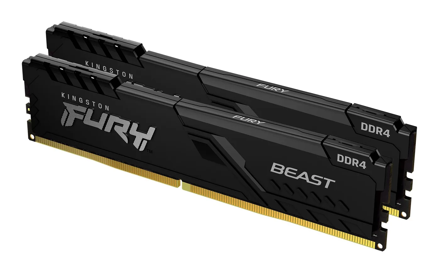 Kingston 32GB DDR4-3200MHZ CL16 DIMM/(KIT OF 2) 1GX8 FURY BEAST BLACK — pamięć RAM