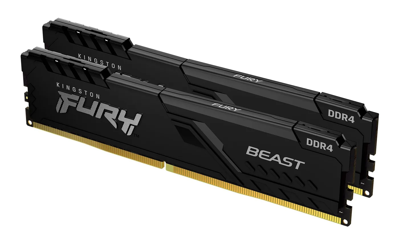 Kingston 32GB DDR4-3200MHZ CL16 DIMM/(KIT OF 2) FURY BEAST BLACK — pamięć RAM