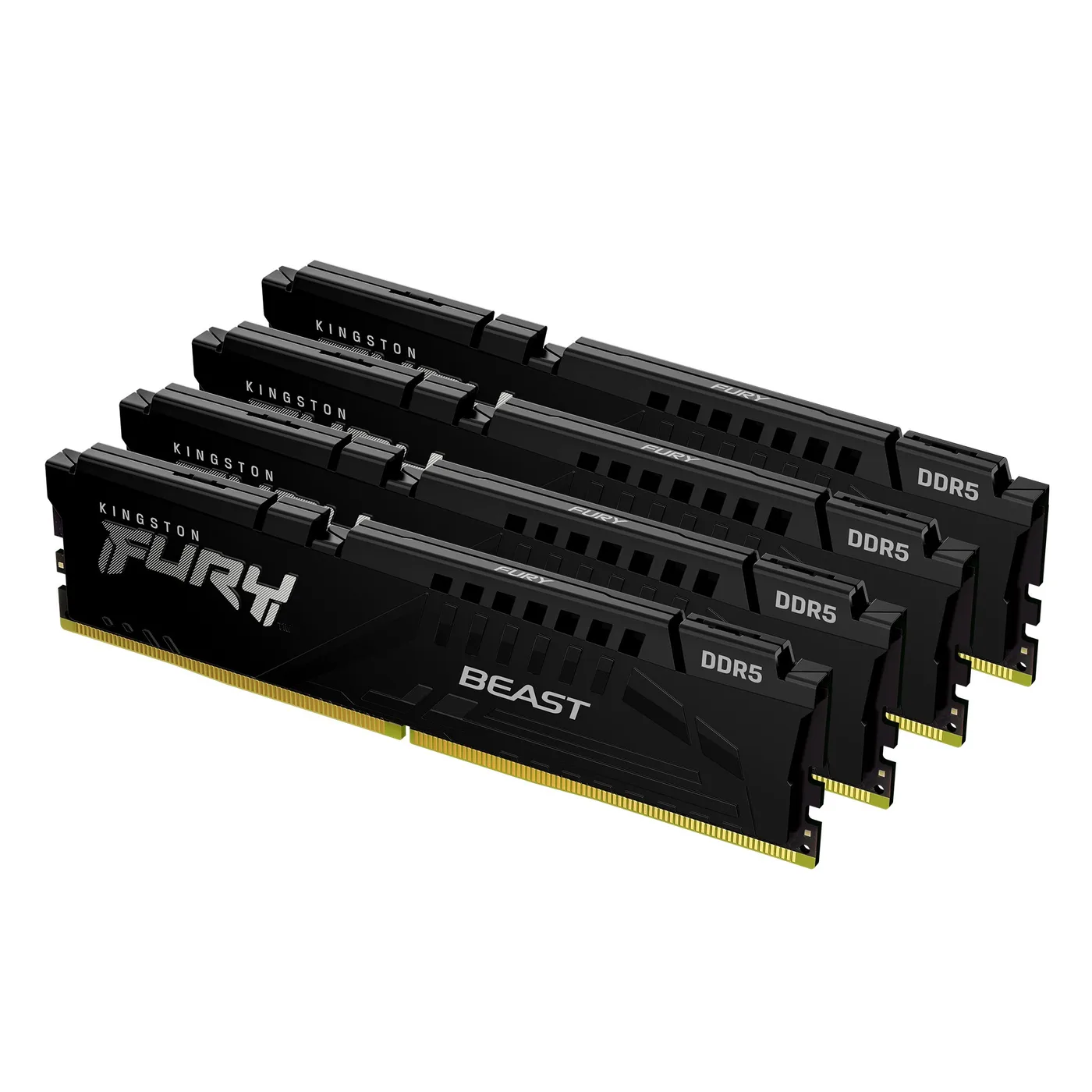 Kingston 64GB DDR5-5200MT/S CL40 DIMM/(KIT OF 4) FURY BEAST BLACK XMP — pamięć RAM