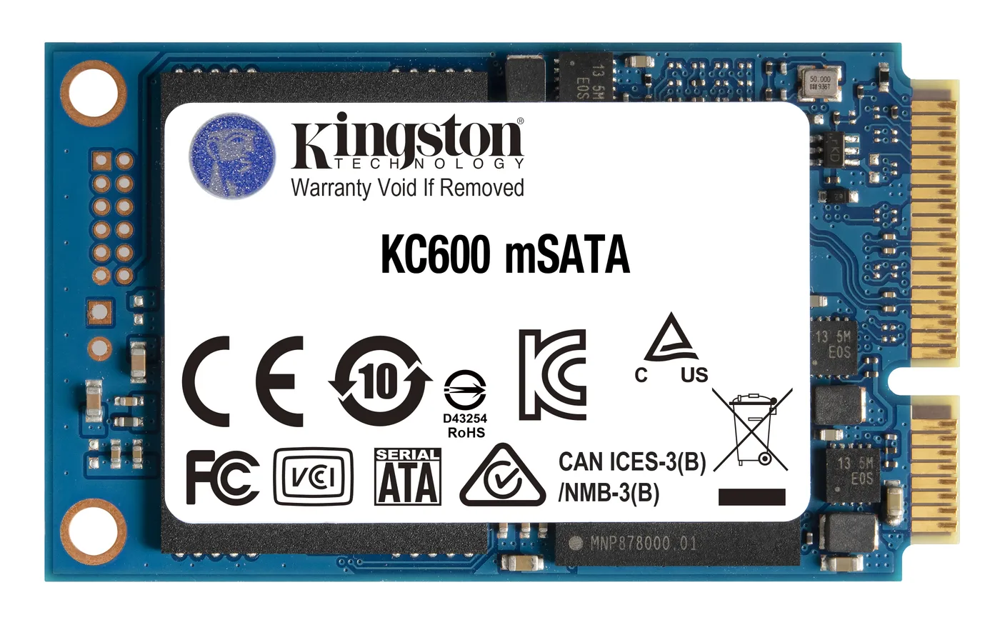 Kingston 1024GB KC600MS SATA3 MSATA SSD/ONLY DRIVE — dysk SSD