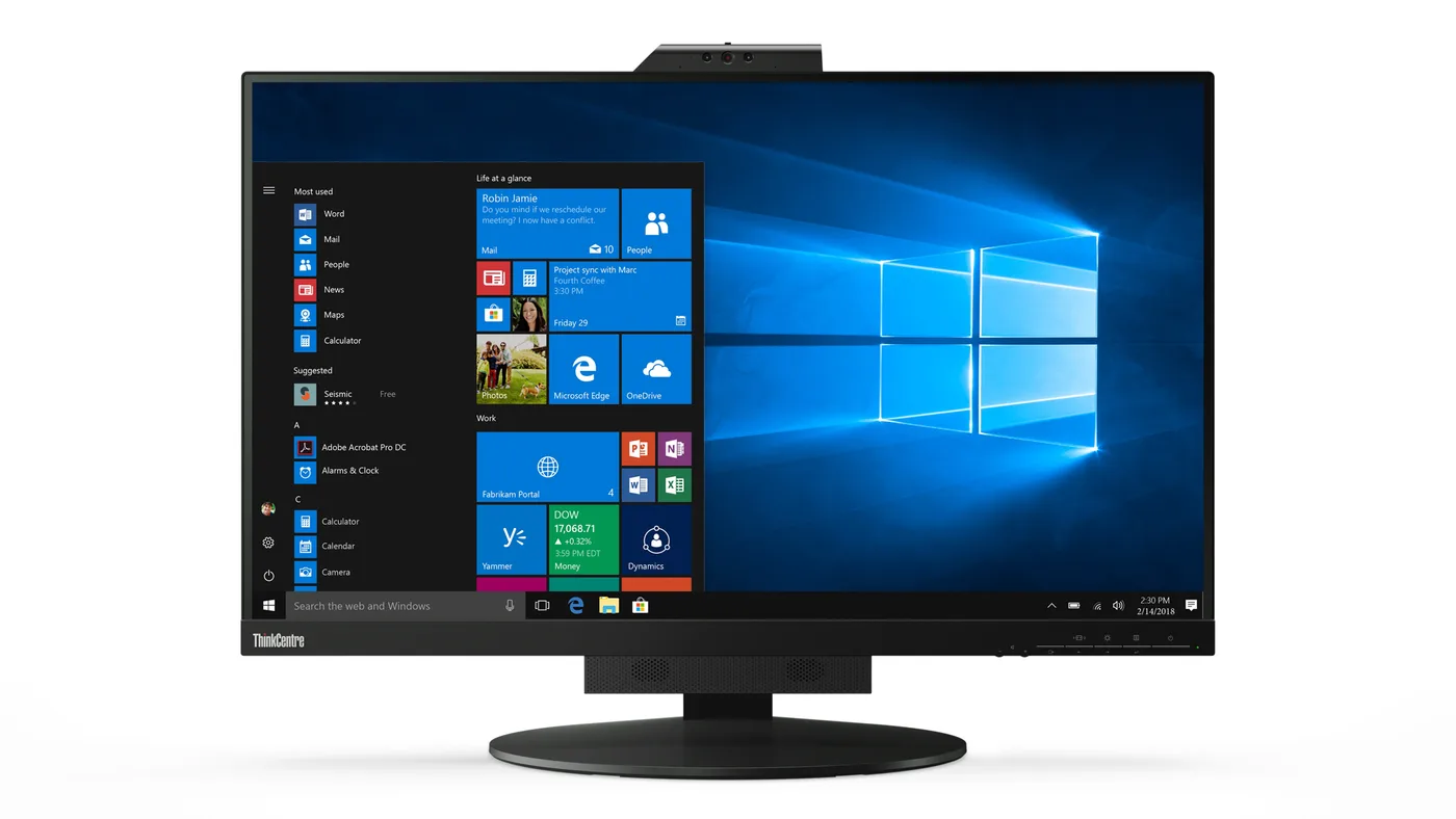 Lenovo Monitor ThinkVision TIO27 G3 27 IPS QHD AG 4ms 350cd 1000:1 60Hz HUB Camera & Speakers Tiilt Swivel Lift Pivot — monitor LCD 27"