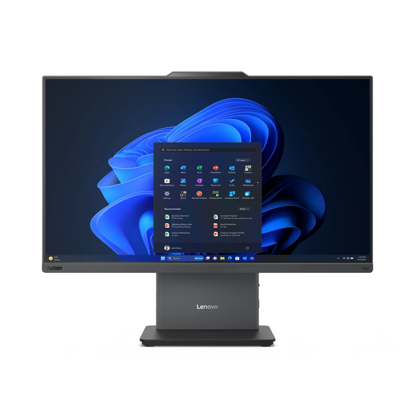 Lenovo ThinkCentre neo 50a 24 G5 AIO 24 FHD MT I7-13620H 16GB 512GB WiFi BT Wrls KBD W11P 3Y Onsite — komputer All-in-One
