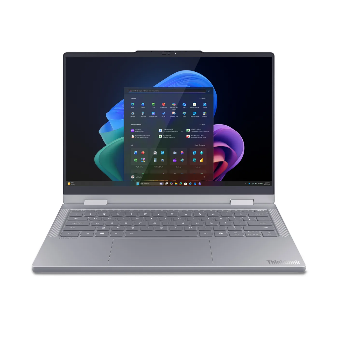 Lenovo Notebook Thinkbook 14 2in1 G6 14 WUXGA AG 400N MT Ultra 5 325 16GB 512GB BCKLT W11P 3Y Onsite — laptop