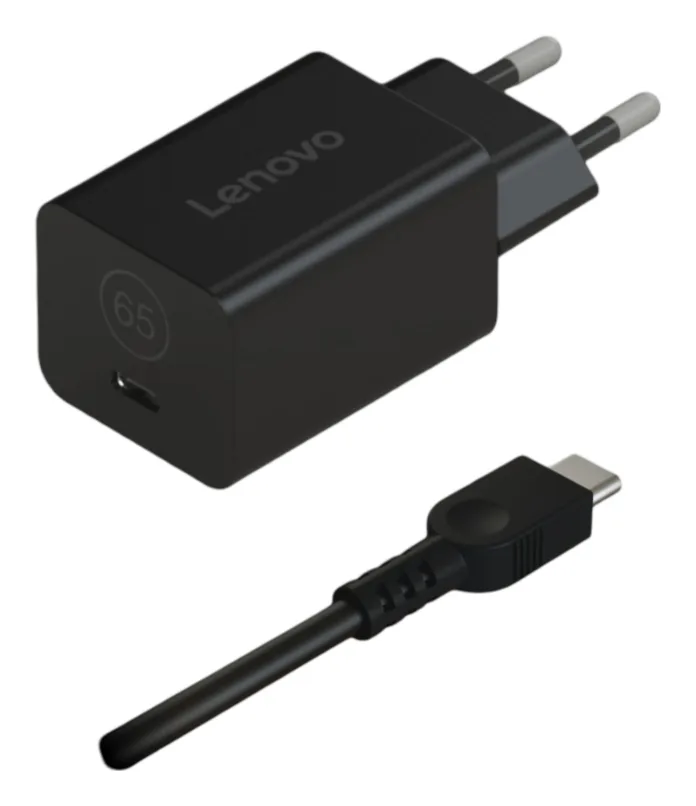 Lenovo Accessories Ładowarka zasilacz GAN NANO 65W USB-C ADAPTER/EU — bateria lub zasilacz do laptopa