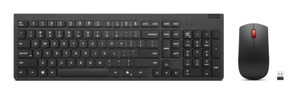 Lenovo Accessories Bezprzewodowa klawiatura i mysz Essential Wireless Combo Keyboard & Mouse Gen2 AI - US English — klawiatura