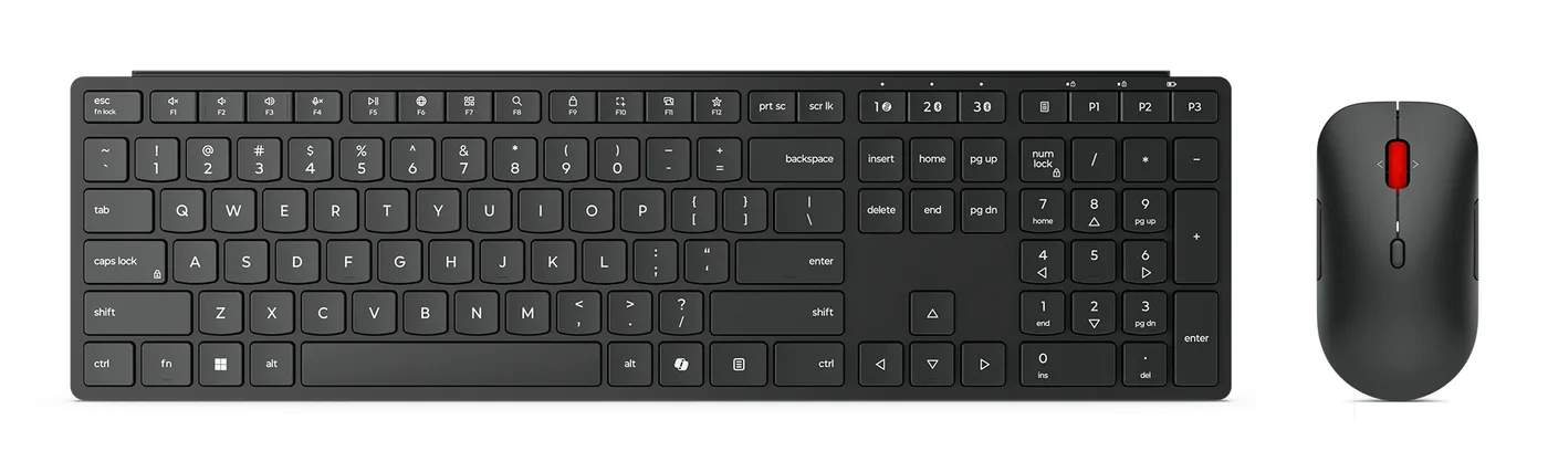 Lenovo Accessories Bezprzewodowa klawiatura i mysz Wireless Multi-Mode Pro Combo Keyboard and Mouse 6000 - U.S. English — klawiatura