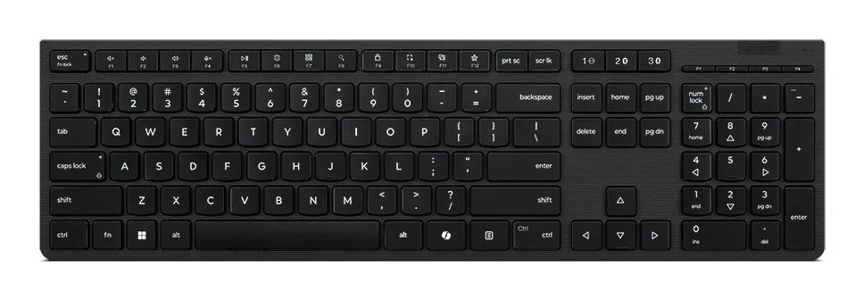 Lenovo Accessories Klawiatura Professional Wireless Rechargeable Keyboard AI - US Euro — klawiatura