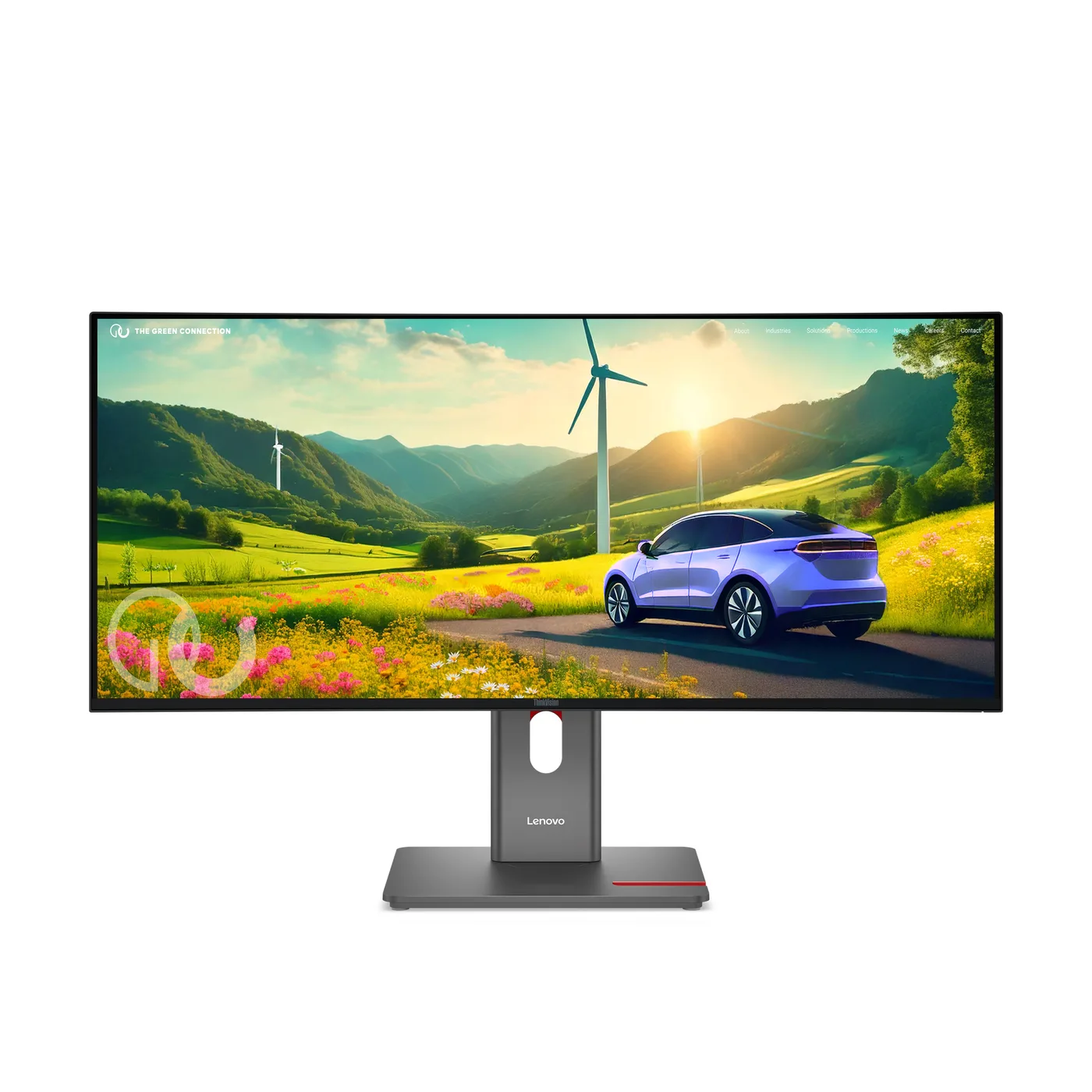 Lenovo Monitor ThinkVision P34WD-40 34 IPS WQHD AG 4ms 350cd 2000:1 120Hz Daisy Speakers MC60 Camera Dock Tilt Swivel Lift — monitor LCD 34" UWQHD