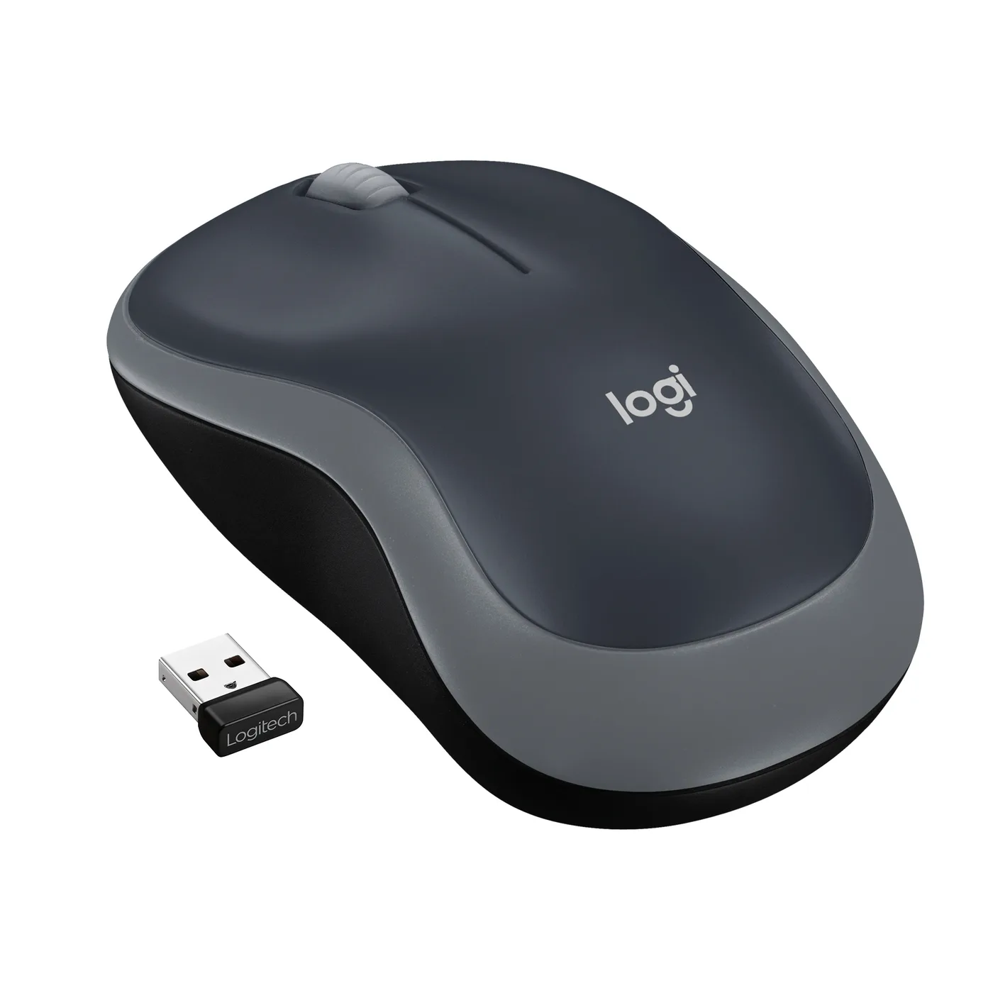 Logitech WIRELESS MOUSE M185 SWIFT GREY/USB CORDLESS — mysz