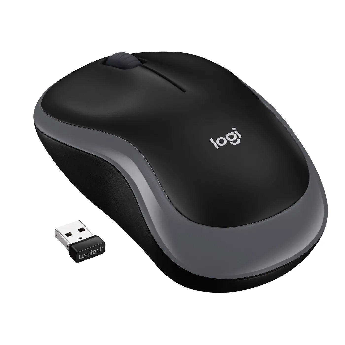 Logitech WIRELESS MOUSE M185 SWIFT GREY/USB CORDLESS — mysz