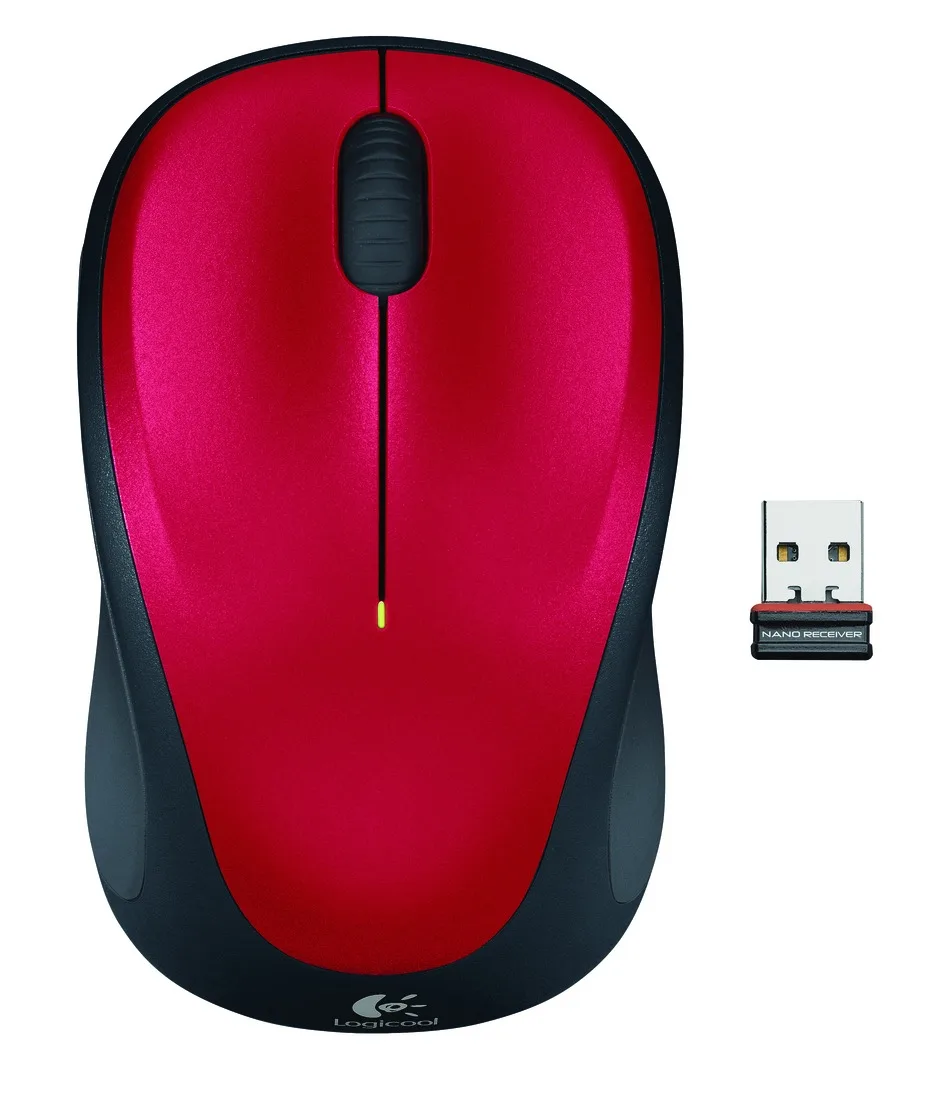 Logitech WIRELESS MOUSE M235 RED/WER OCCIDENT PACKAGING — mysz