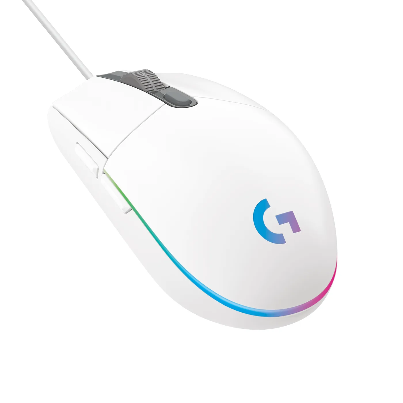 Logitech G203 LIGHTSYNC GAMING MOUSE/WHITE EMEA — mysz