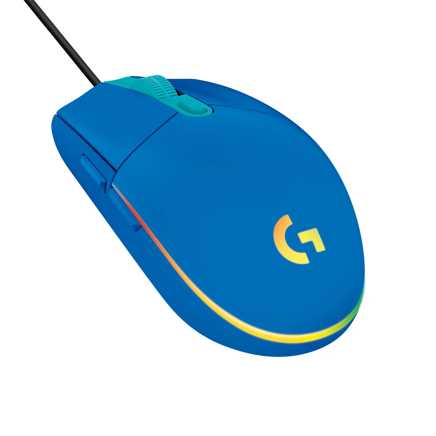 Logitech G203 LIGHTSYNC GAMING MOUSE/BLUE EMEA — mysz