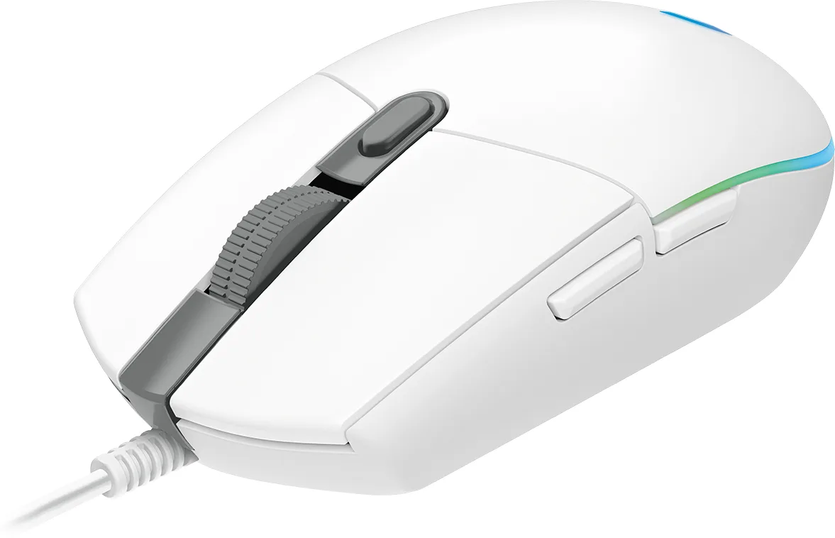 LOGITECH G102 LIGHTSYNC GAMING/MOUSE - WHITE - EER — mysz