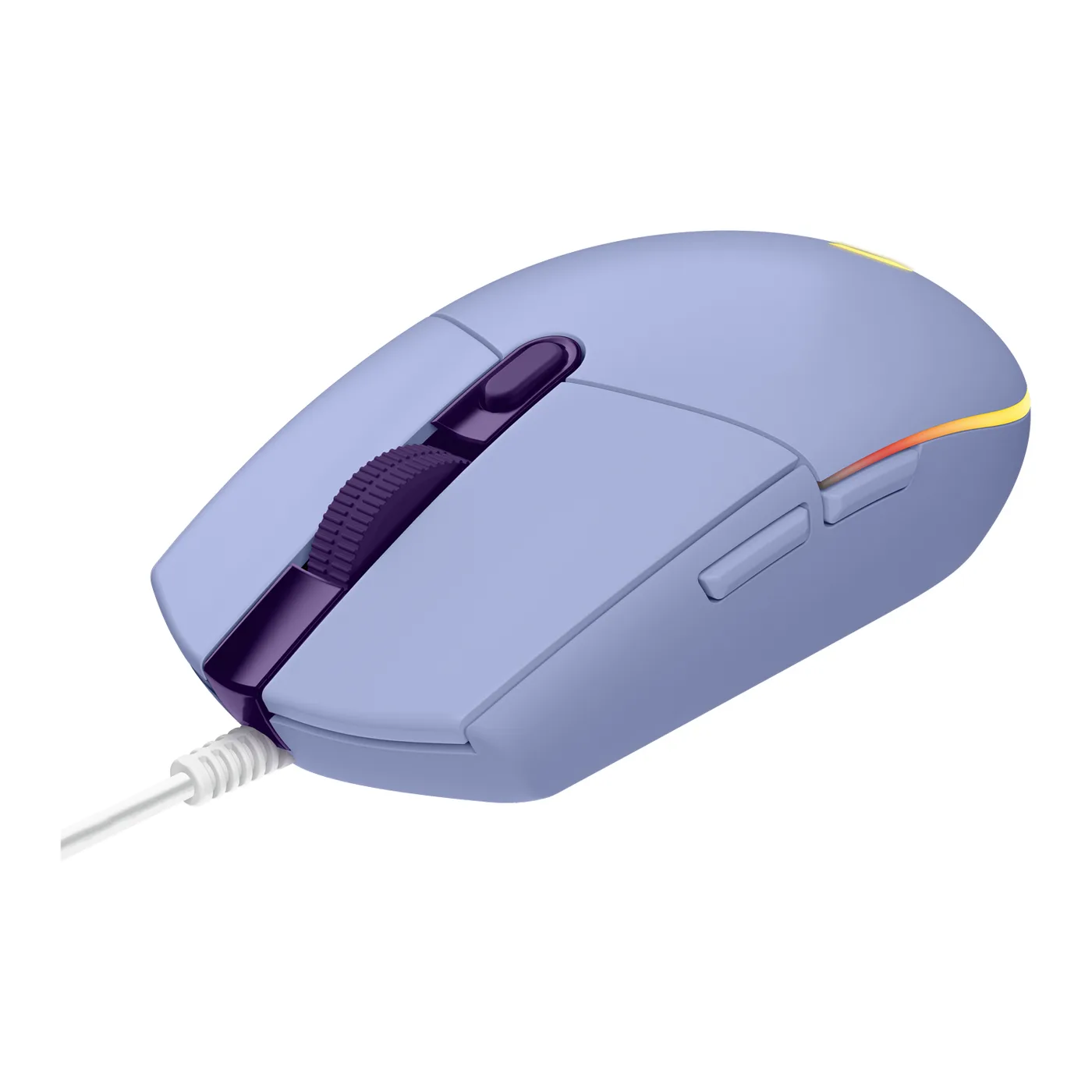 Logitech G203 LIGHTSYNC GAMING MOUSE/LILAC EMEA — mysz