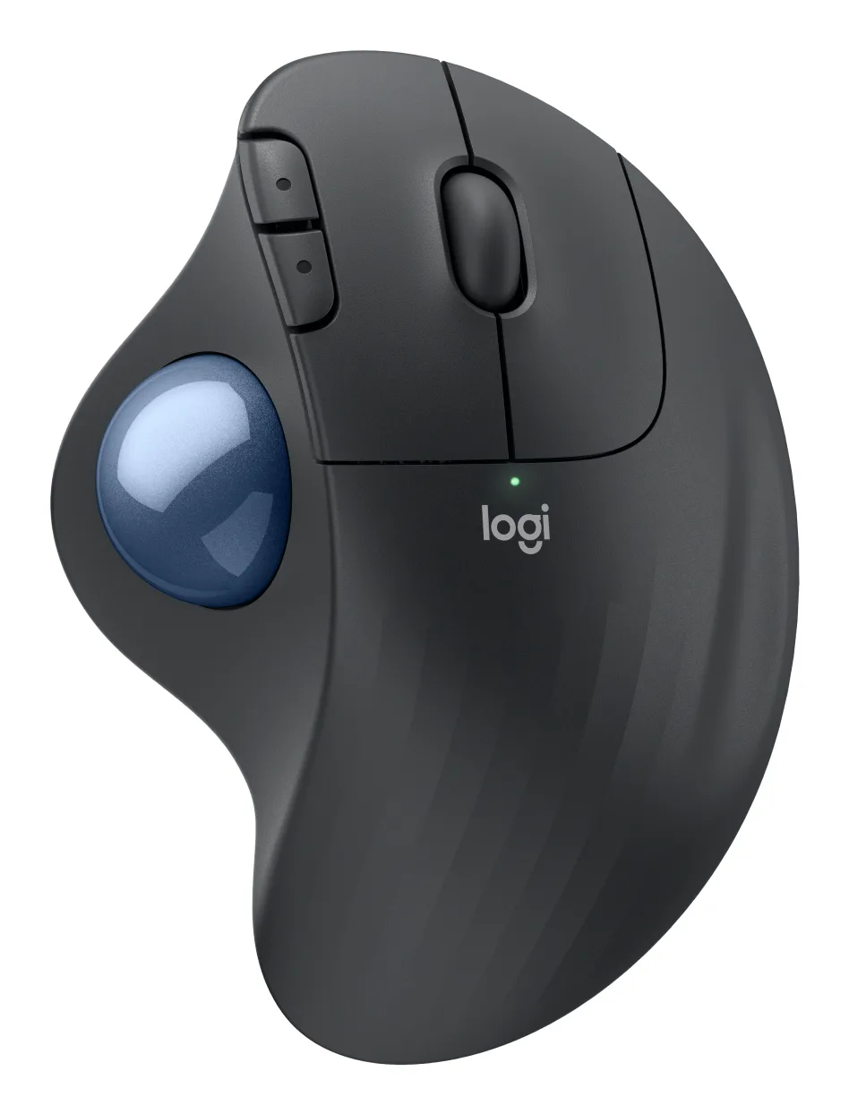 Logitech ERGO M575S WRLS TRACKBALL/GRAPHITE+BLUE BALL-EMEA28-935 — mysz
