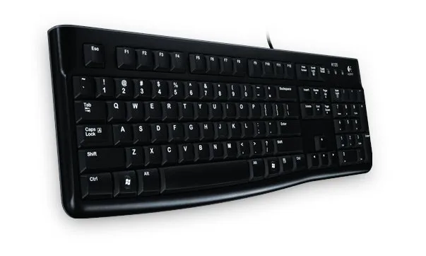 Logitech KEYBOARD K120 GERMAN LAYOUT/USB BLACK SILENT — klawiatura